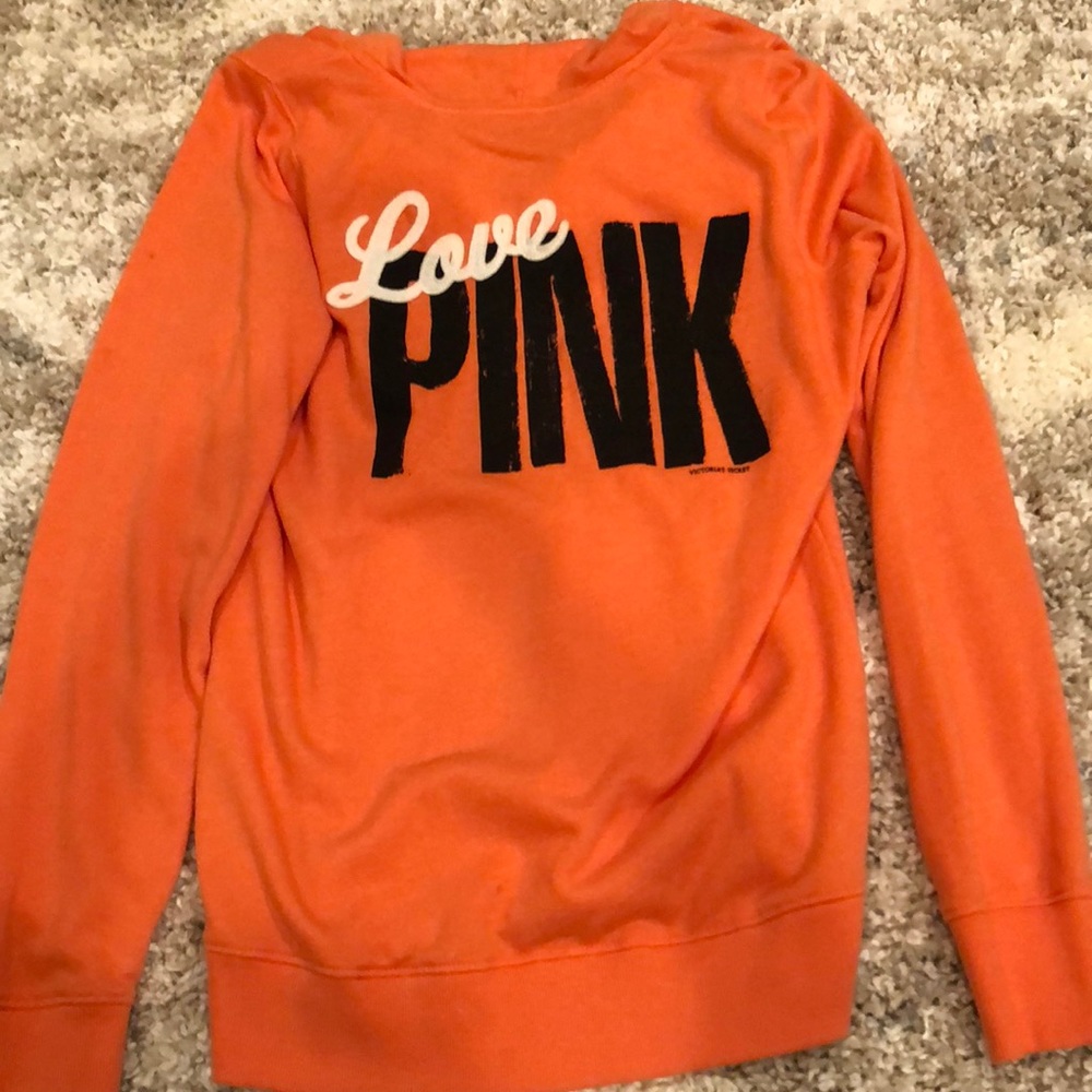 Orange Victoria’s Secret Hoodie